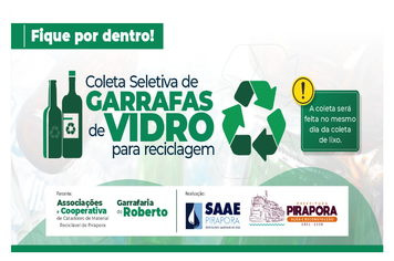 SUSTENTABILIDADE: RECICLADORES PASSAM A COLETAR GARRAFAS DE VIDRO EM PIRAPORA