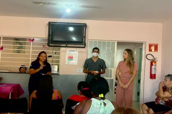 Ação de Conscientização no Centro de Saúde da Mulher – Abril pela Vida