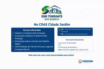 AÇÃO SINE ITINERANTE