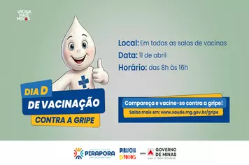 Vacinação contra a gripe já começou em Pirapora
