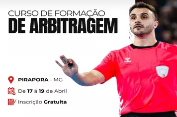 Curso de Arbitragem de Handebol amplia oportunidades e fortalece o esporte em Pirapora