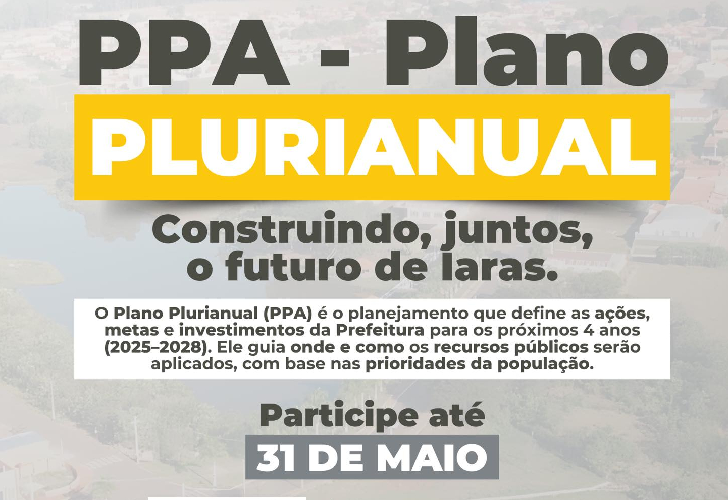 Você sabe o que é o Plano Plurianual?