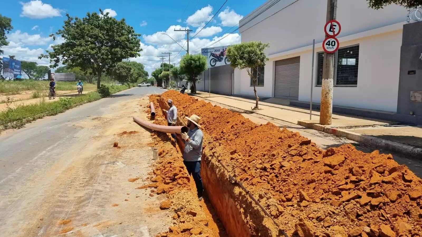 EXTENSÃO DE REDE DE ESGOTO